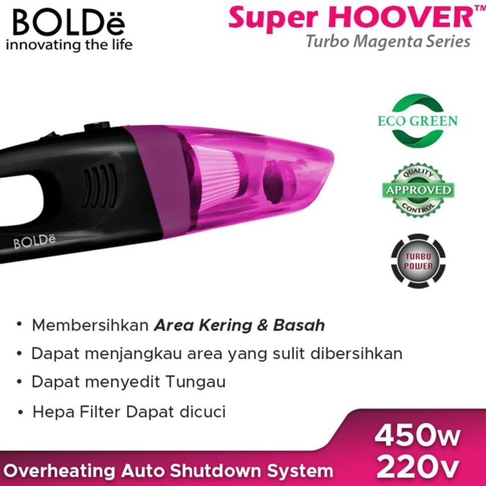 Bolde SUPER HOOVER TURBO Black Magenta